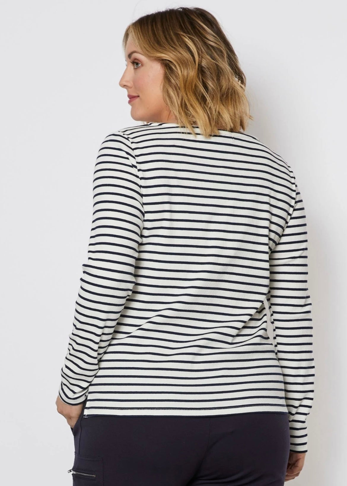 Stripe Tee ~ Black/White