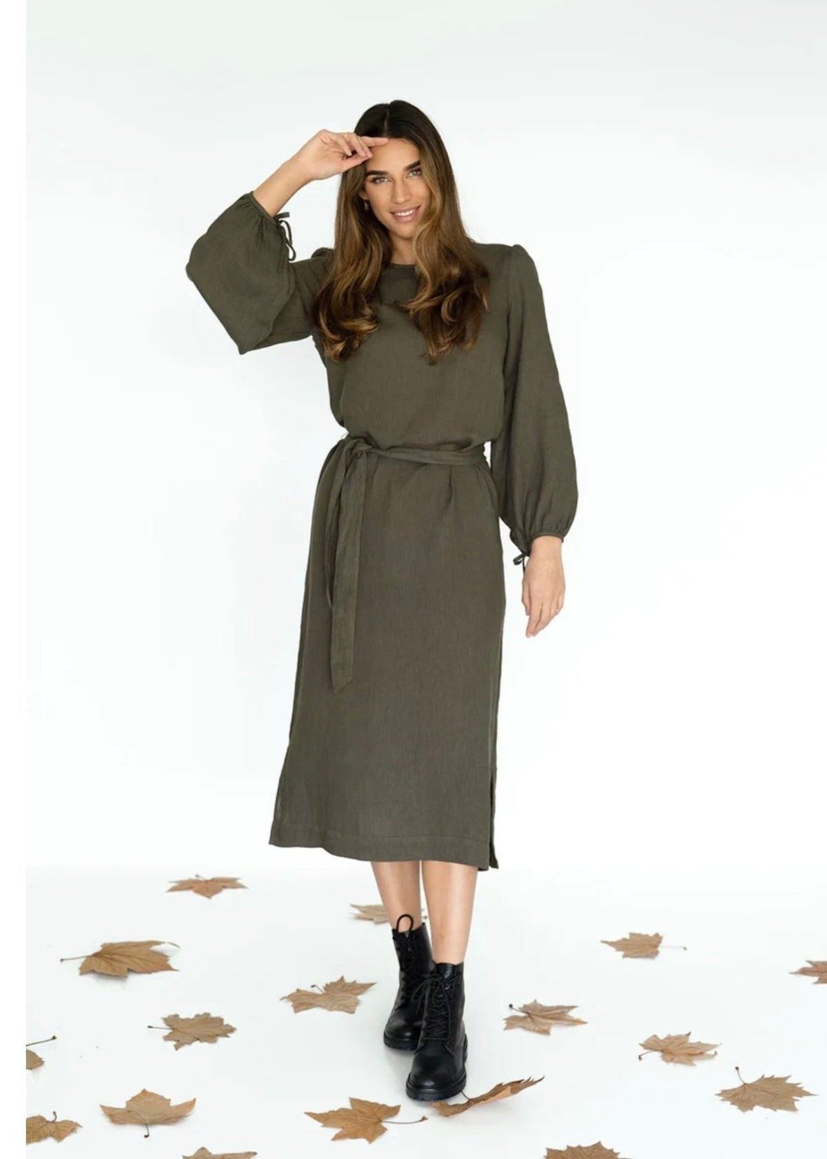 Yvette Dress ~ Moss