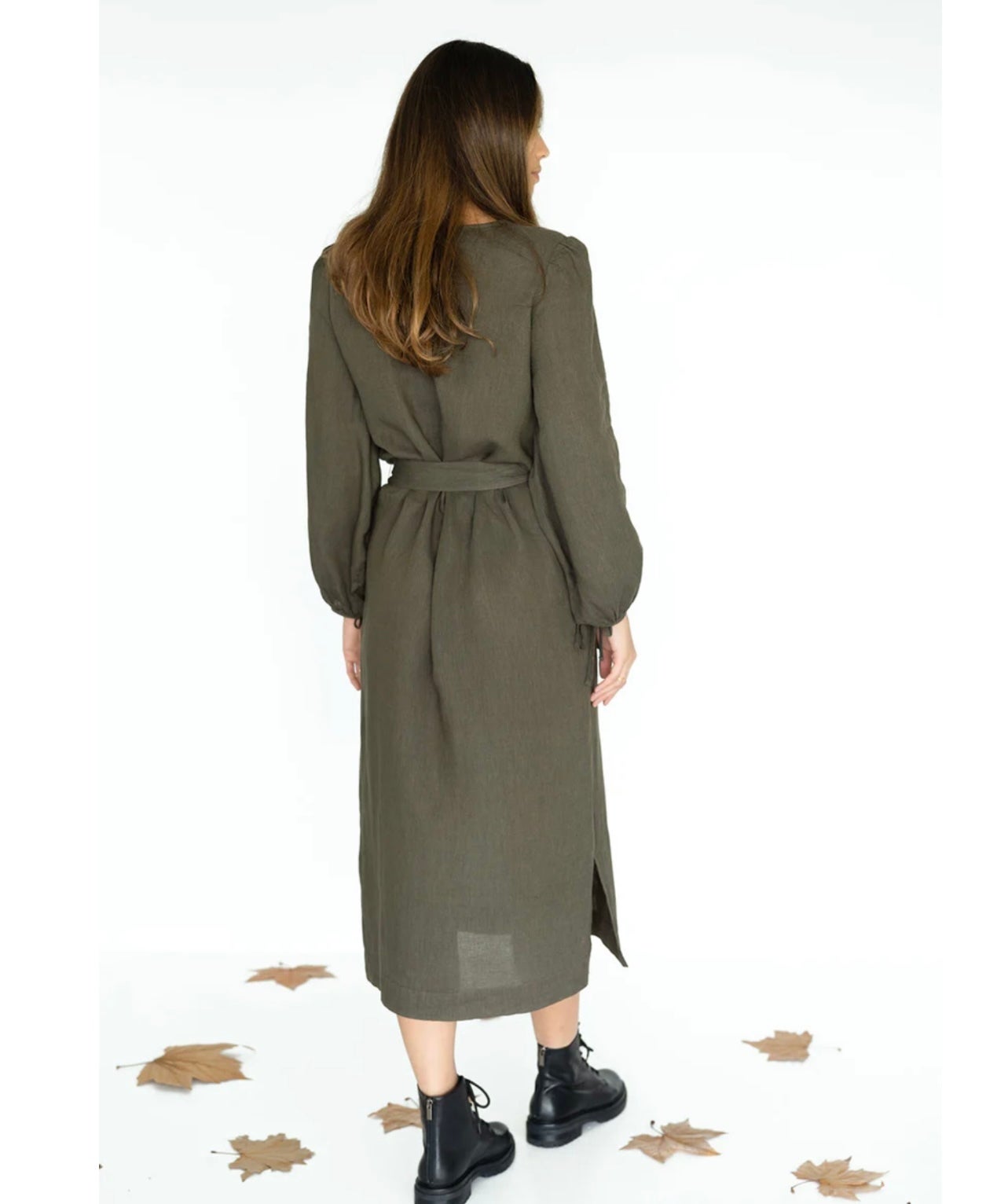 Yvette Dress ~ Moss