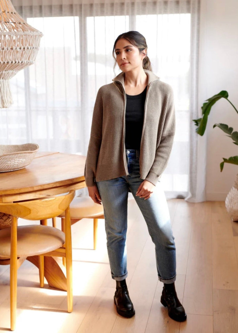 Zadie Knit Cardigan ~ Seed