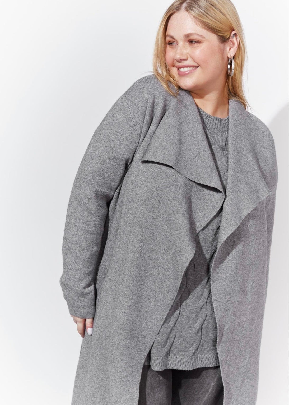 Tivoli Long Cardigan - Nickel