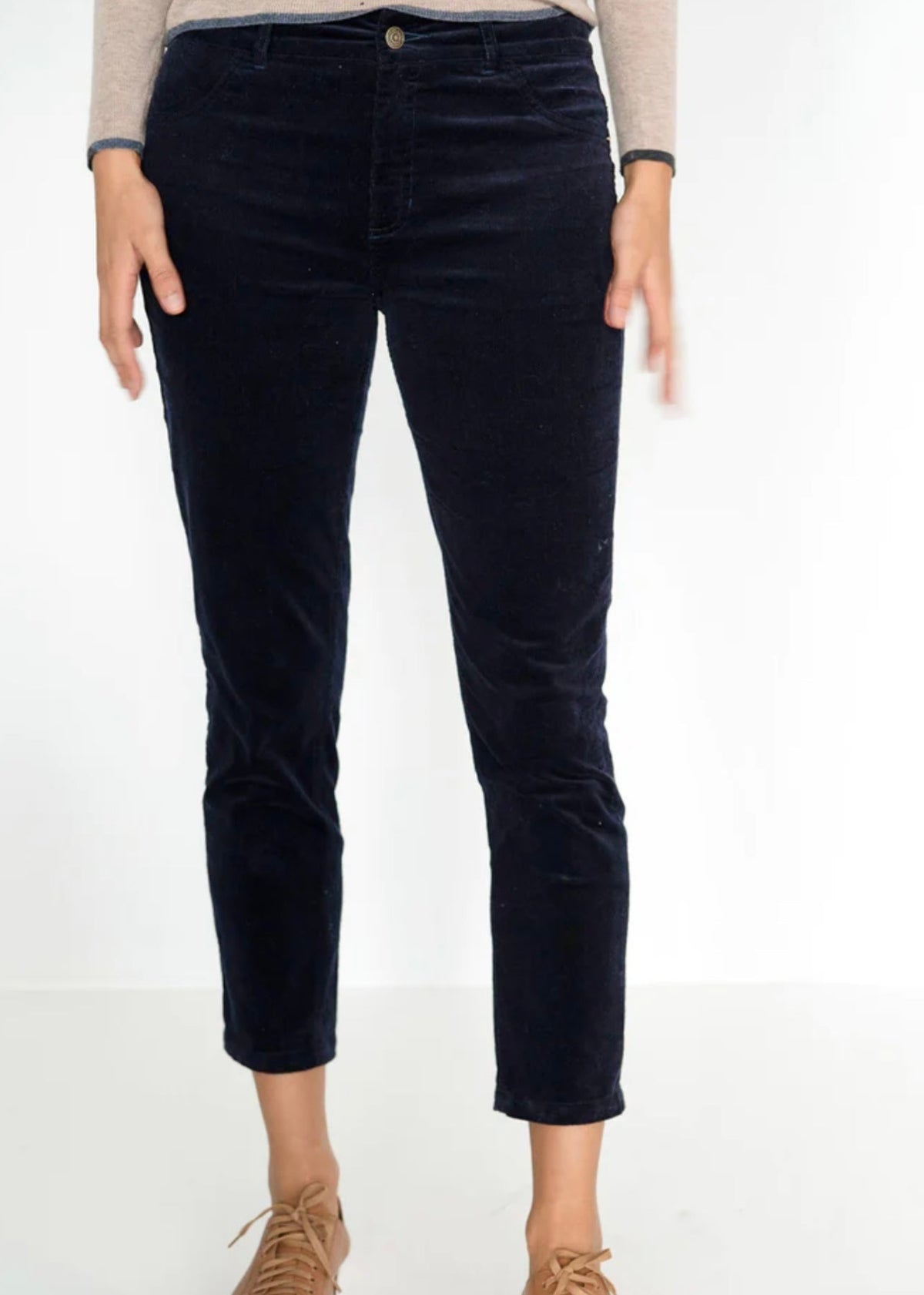 Queen Cord Jeans ~ Indigo