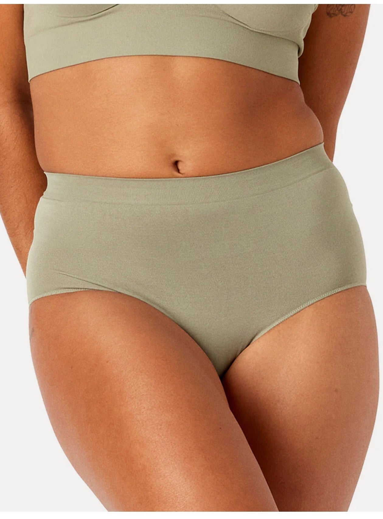 Bare Essentials Full Brief ~ Pistachio