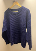 Merino Ivy Pullover ~ Navy